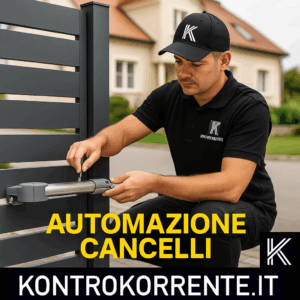 Vuoi aprire il cancello con la voce o dallo smartphone, anche senza cercare il telecomando? Con KontroKorrente puoi farlo davvero!